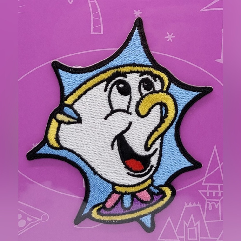 *NWT* Disney Flair Chip Beauty and the Beast Fabric Patch